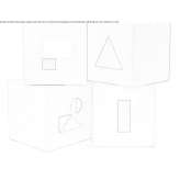 Kwadratowa pufa QM Foam Beaupre