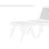 Rope garden footstool Corydon