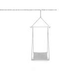 Hanging garden chair made of polypropylene, 1-seater Panuaya