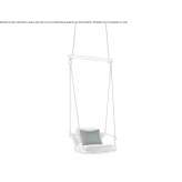 1-seater hanging garden chair made of sailing ropes Cousolre