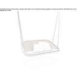 Wooden seat for a garden swing Alcaraz