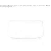 Low rectangular flowerpot made of polyethylene Peron