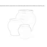 Tall flower pot made of polyethylene Nossebro