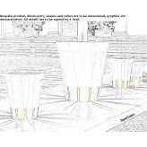 Wooden flowerpot with light Alpbach