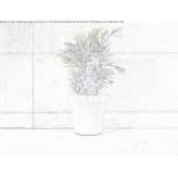 Round concrete flower pot Whitmire
