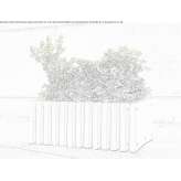 Flowerpot made of fiber-reinforced concrete Talamona