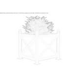 Steel flowerpot Kittery