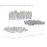 Stainless steel flowerpot Zeccone
