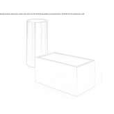 Stainless steel flowerpot Tsurib