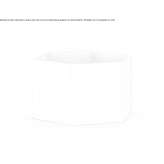 Modular stainless steel flower pot Grosotto