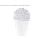 Round garden vase made of polyethylene Kalkar