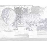 Cement garden vase Vonore