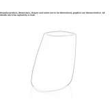 Polyethylene garden vase with light Electra