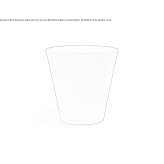 Round polyethylene garden vase with light Kalkar