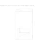 Square garden vase made of polyethylene Palit