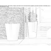 Polyethylene vase Zelow