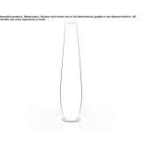 Polyethylene garden vase with light Rataje