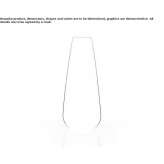 Polyethylene garden vase with light Guacara