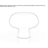 Polyethylene garden vase with light Premnitz