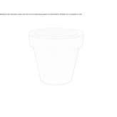 Garden vase made of polyethylene Sacalum