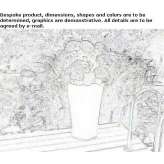 Tall garden vase made of cement Weimar