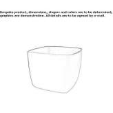 Garden vase with low cement content Weimar