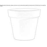 Garden vase made of high polyethylene Pietrele