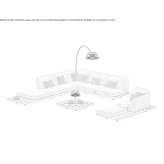 Fabric lounge set Kukmor
