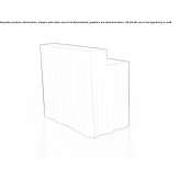 Illuminated bar counter Paulis