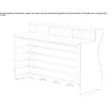 Polyethylene bar counter Uhwiesen