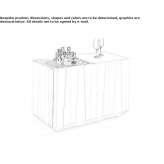 Polyethylene bar counter Paulis