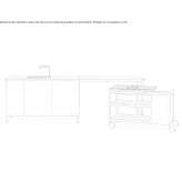 Outdoor kitchen in steel and Lapitec Alland