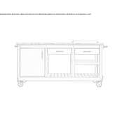Stainless steel pizza oven station Decs