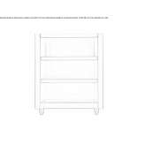 Open shelves in stainless steel Wesley