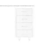 cabinet with three drawers Vinca