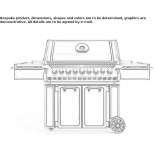 Stainless steel gas grill Skopelos