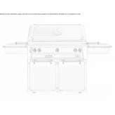 Steel gas grill Bitonto