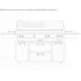 Steel gas grill Bitonto