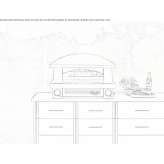 Outdoor stainless steel pizza oven Starbuck