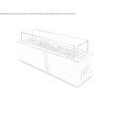 Outdoor gas fireplace Iadara