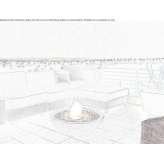 Open bioethanol fireplace, without ventilation Domanico