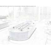 Built-in bioethanol fireplace for indoor/outdoor use Quebro