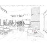 Central open gas fireplace Beasain