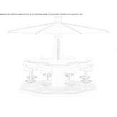 Freestanding LPG mushroom stove for outdoor use Rashkiv
