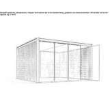 Aluminum and wooden gazebo Milos