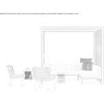 Gazebo with a bench Reduena
