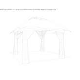 Fabric gazebo Rosheim