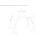 Aluminum gazebo Poulseur