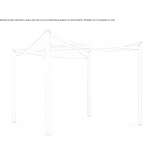 Metal gazebo Oancea