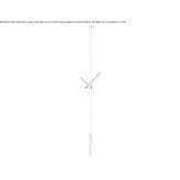 Wooden pendulum clock for wall mounting Nuvolera